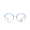 Chloé CH0033O round Eyeglasses 004 blue - product thumbnail 1/5
