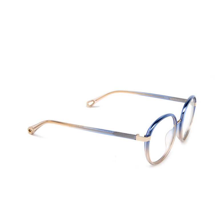 Chloé CH0033O round Eyeglasses 004 blue - 2/5