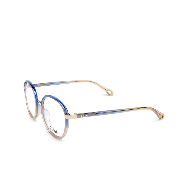 Chloé CH0033O round Eyeglasses 004 blue - 4/5