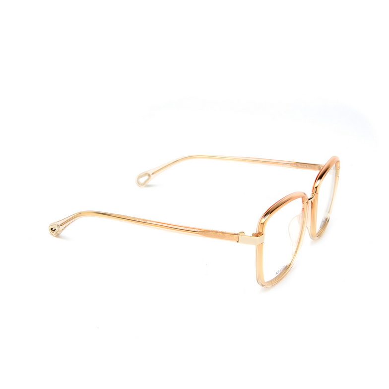 Chloé CH0034O rectangle Eyeglasses 008 orange - 2/5