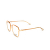 Chloé CH0034O rectangle Eyeglasses 008 orange - product thumbnail 4/5