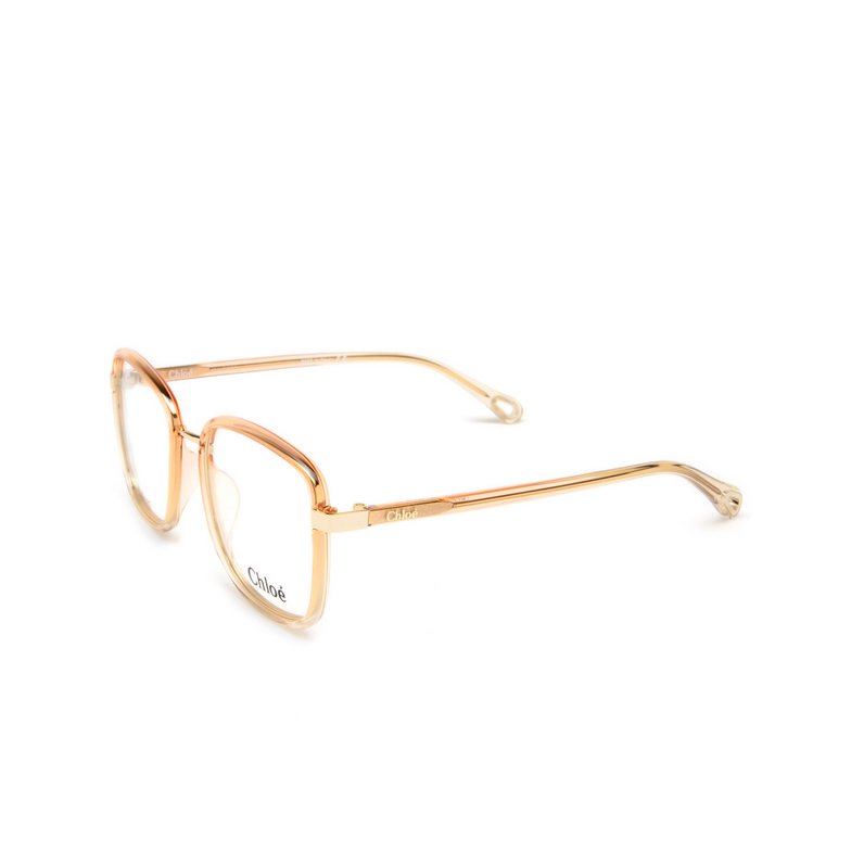 Chloé CH0034O rectangle Eyeglasses 008 orange - 4/5