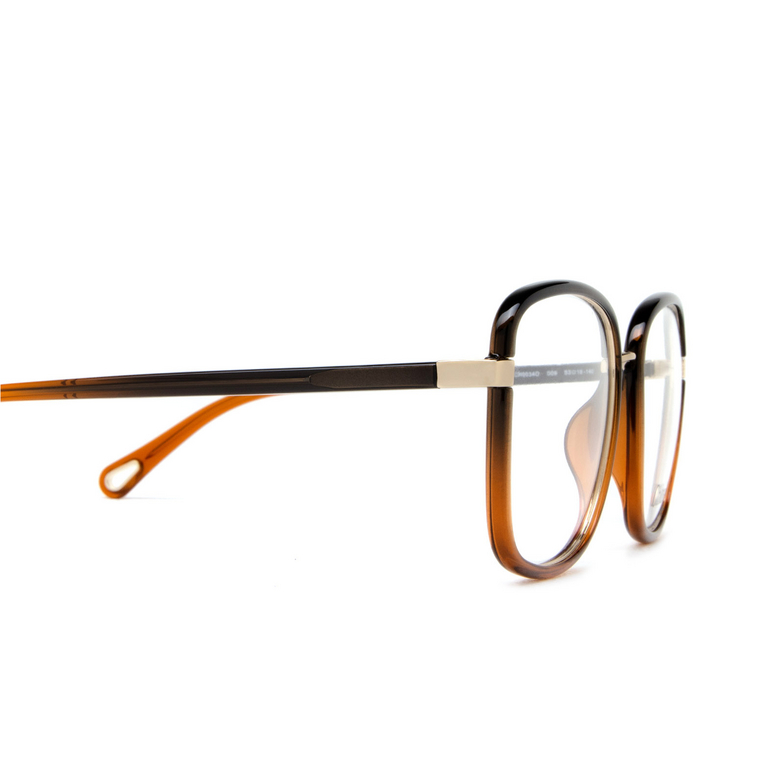 Chloé CH0034O rectangle Eyeglasses 009 black - 3/5