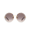 Chloé CH0047S round Sunglasses 001 gold - product thumbnail 1/5