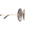 Chloé CH0047S round Sunglasses 001 gold - product thumbnail 3/5