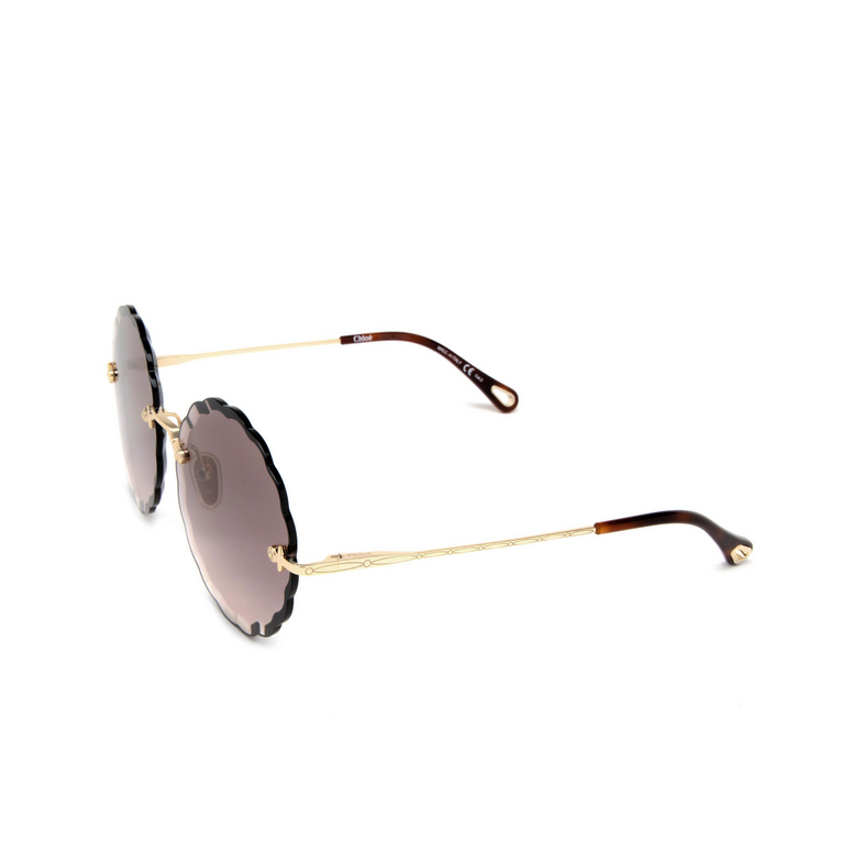 Chloé CH0047S round Sunglasses 001 gold - 4/5