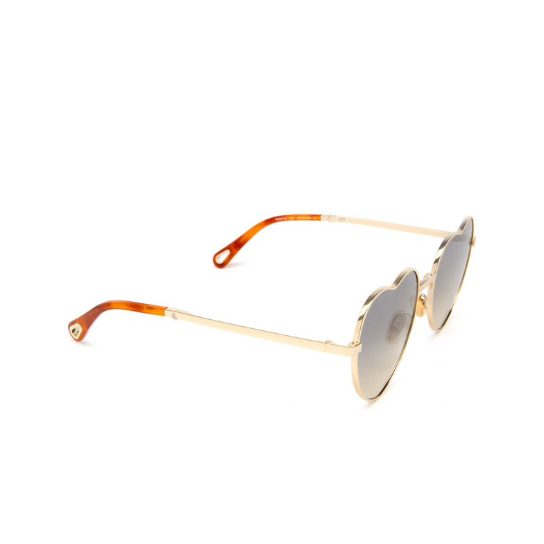 Chloé CH0071S irregular Sunglasses 002 gold - 2/6