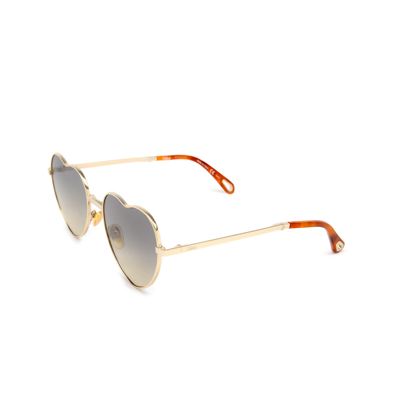 Chloé CH0071S irregular Sunglasses 002 gold - 4/6