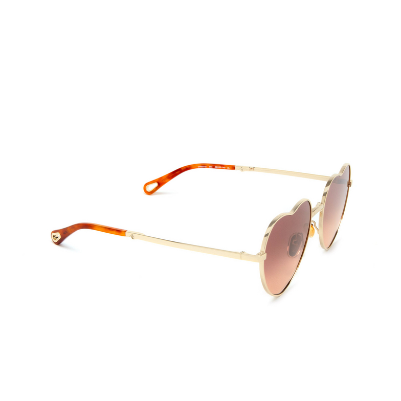Chloé CH0071S irregular Sunglasses 003 gold - 2/6