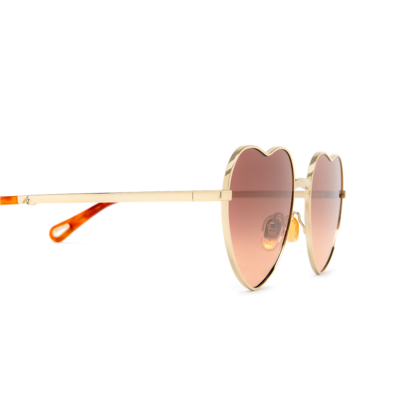 Chloé CH0071S irregular Sunglasses 003 gold - 3/6