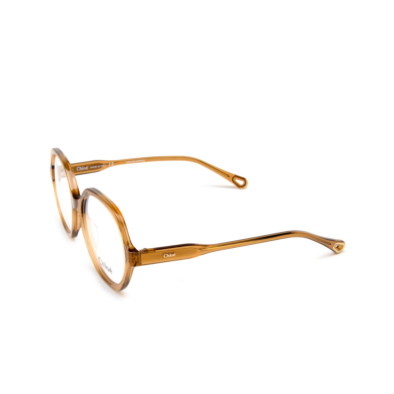 Chloé CH0083O round Eyeglasses 002 brown - 4/5