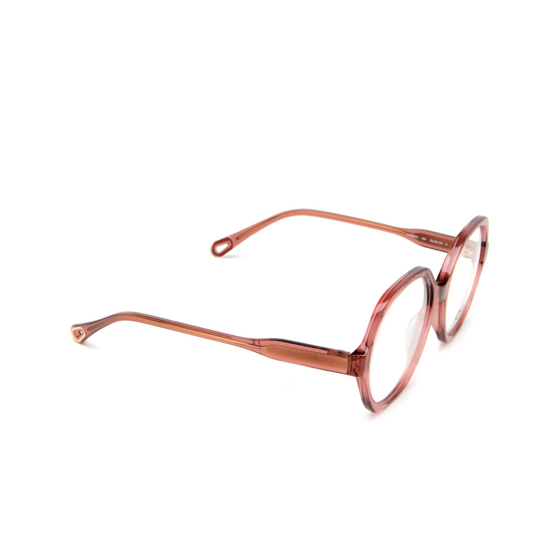 Chloé CH0083O round Eyeglasses 004 pink - 2/5