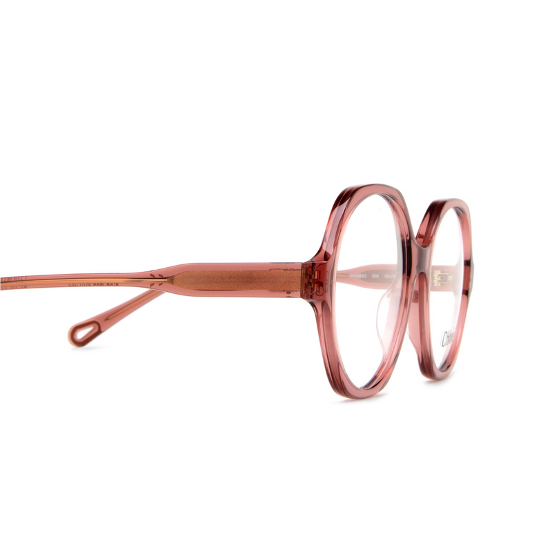 Chloé CH0083O round Eyeglasses 004 pink - 3/5