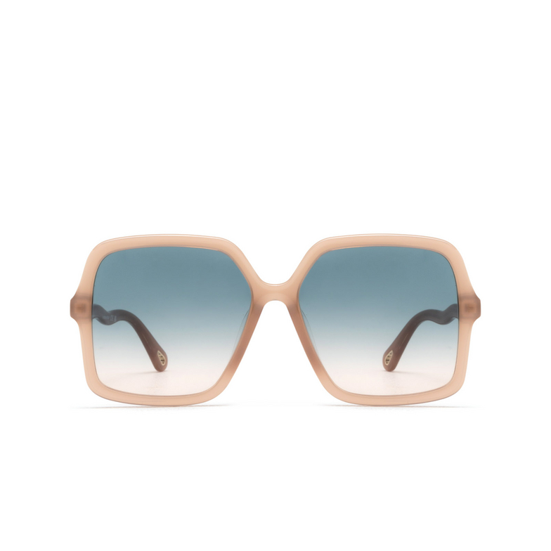 Chloé CH0086SA rectangle Sunglasses 003 nude - 1/4