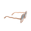 Chloé CH0086SA rectangle Sunglasses 003 nude - product thumbnail 2/4