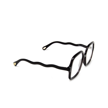 Chloé CH0091O rectangle Eyeglasses 001 grey - three-quarters view
