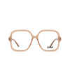 Chloé CH0091OA rectangle Eyeglasses 003 nude - product thumbnail 1/4