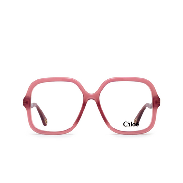 Chloé CH0091OA rectangle Eyeglasses 004 burgundy - front view