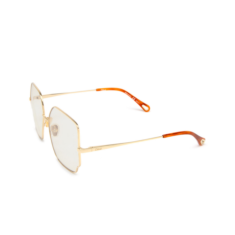 Chloé CH0096S square Sunglasses 001 gold - 4/5