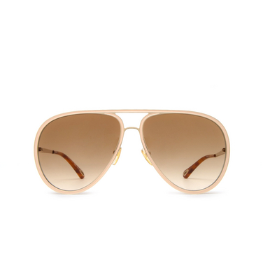 Lunettes de soleil Chloé CH0099S 004 gold - Vue de face
