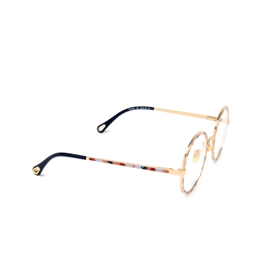 Chloé CH0103O Korrektionsbrillen 003 gold - Dreiviertelansicht