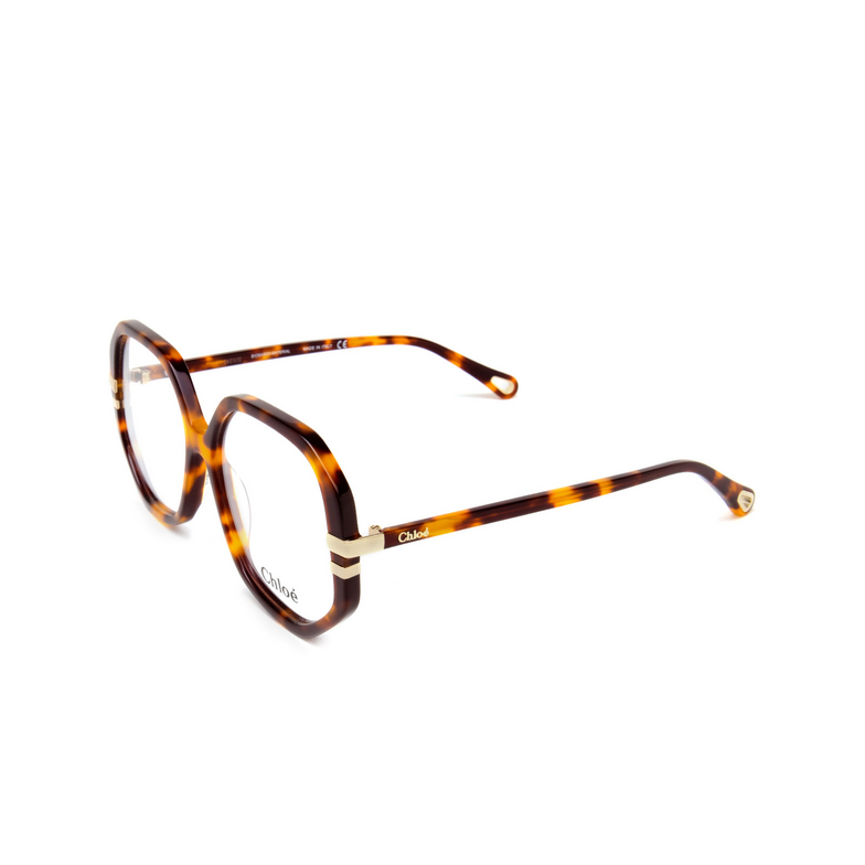 Chloé CH0107O butterfly Eyeglasses 004 havana - 4/5