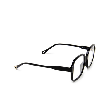 Chloé CH0126O square Eyeglasses 001 black - three-quarters view