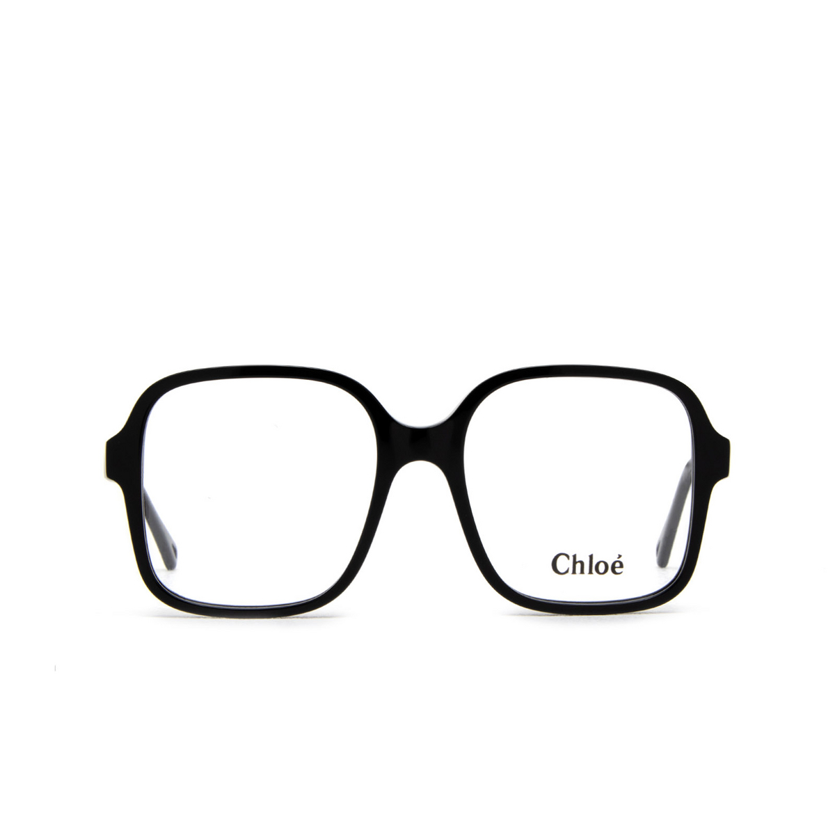 Chloé CH0126O rectangle Eyeglasses 005 Black - front view