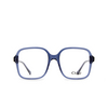 Occhiali da vista Chloé CH0126O rettangolari 007 blue - anteprima prodotto 1/5