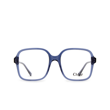 Occhiali da vista Chloé CH0126O rettangolari 007 blue - frontale