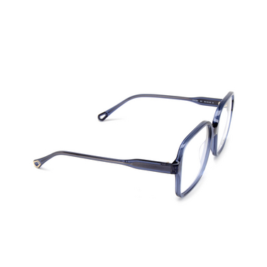 Chloé CH0126O Korrektionsbrillen 007 blue - Dreiviertelansicht