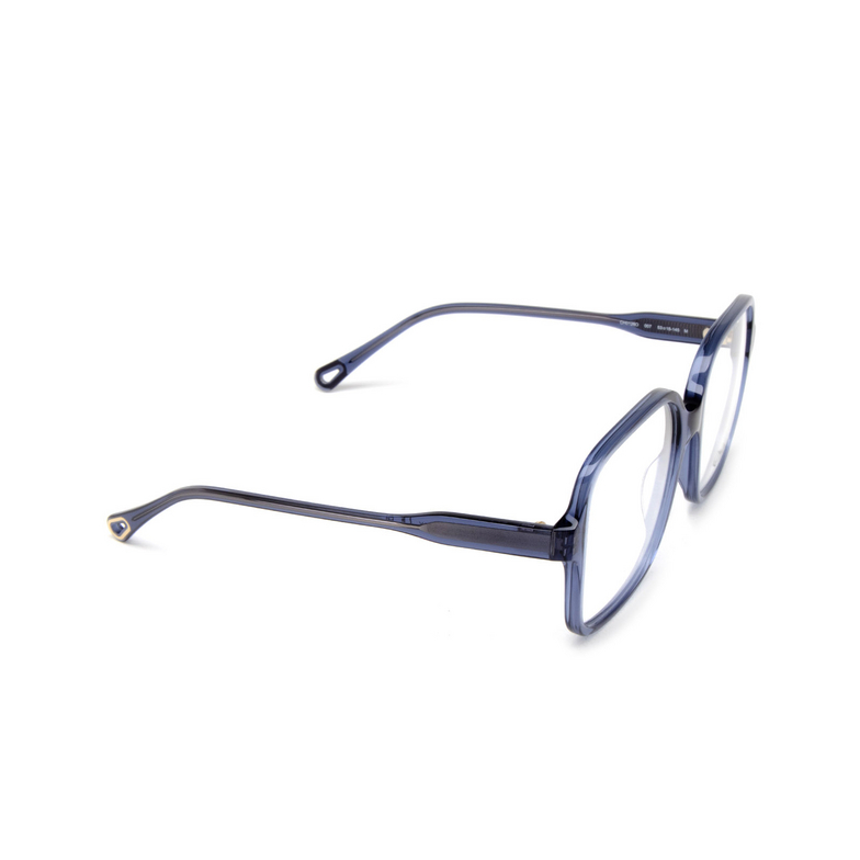 Chloé CH0126O rectangle Eyeglasses 007 blue - 2/5