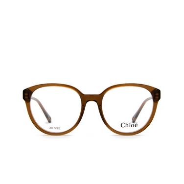 Chloé CH0127O round Eyeglasses 002 brown - front view