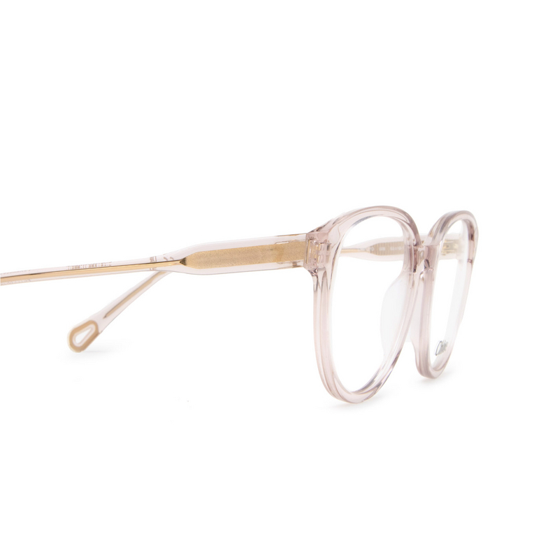 Chloé CH0127O round Eyeglasses 008 pink - 3/5