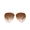 Chloé CH0129S aviator Sunglasses 002 brown - product thumbnail 1/5