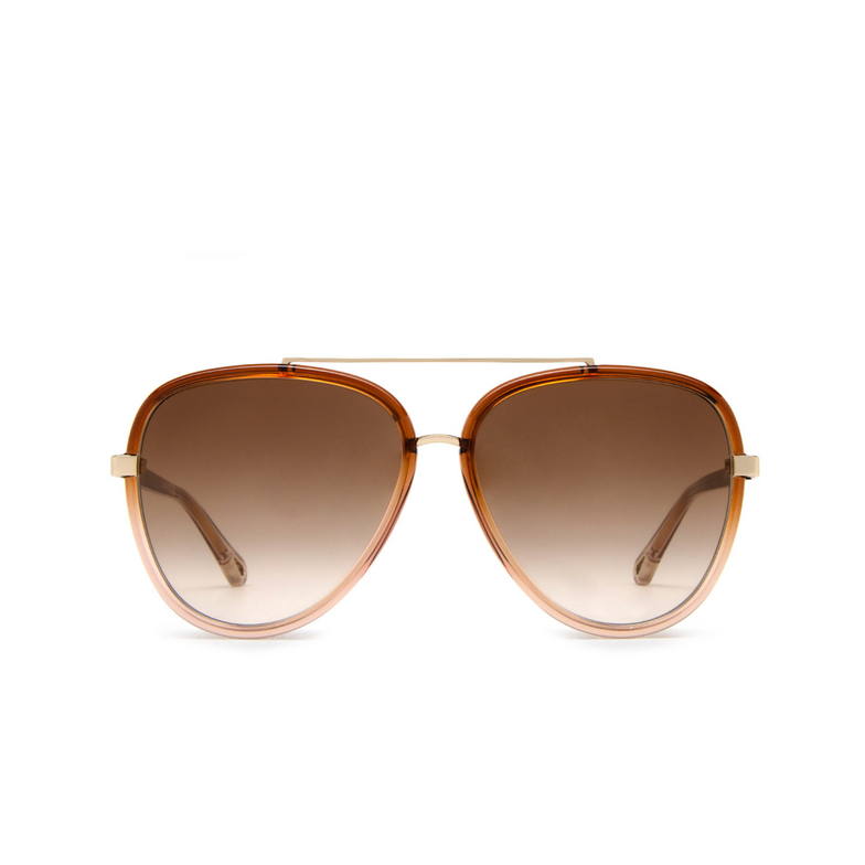Chloé CH0129S aviator Sunglasses 002 brown - 1/5