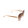 Chloé CH0129S aviator Sunglasses 002 brown - product thumbnail 2/5