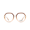 Chloé CH0131O round Eyeglasses 002 brown - product thumbnail 1/5