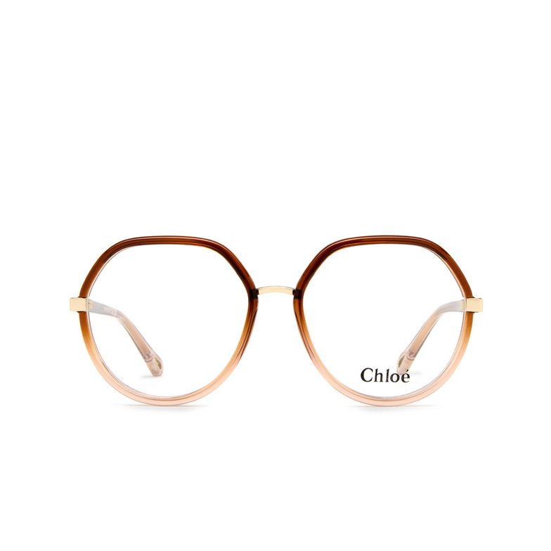 Chloé CH0131O round Eyeglasses 002 brown - 1/5