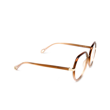 Chloé CH0131O Korrektionsbrillen 002 brown - Dreiviertelansicht