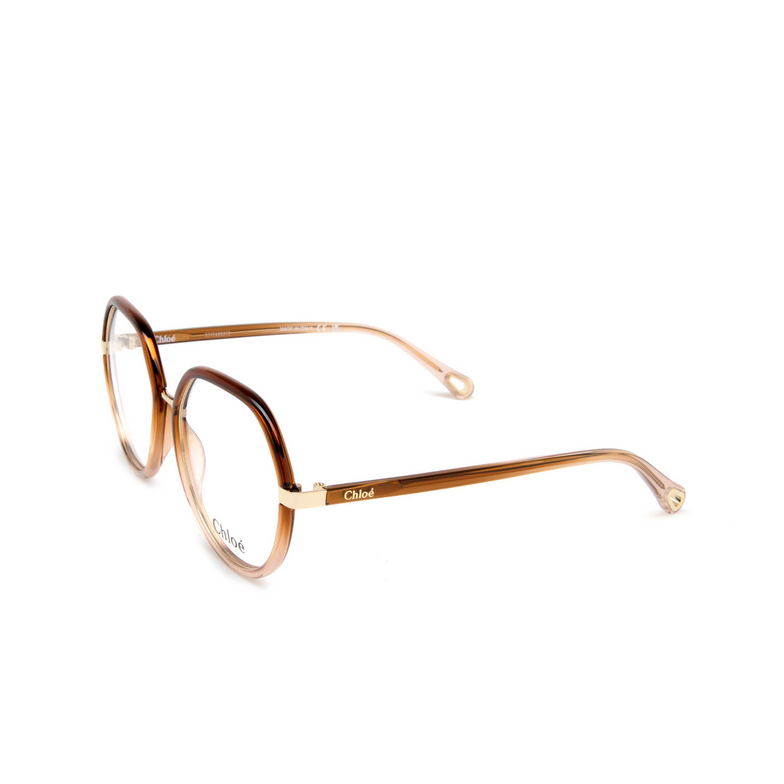 Chloé CH0131O round Eyeglasses 002 brown - 4/5