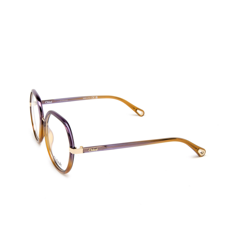 Chloé CH0131O round Eyeglasses 004 violet - 4/5