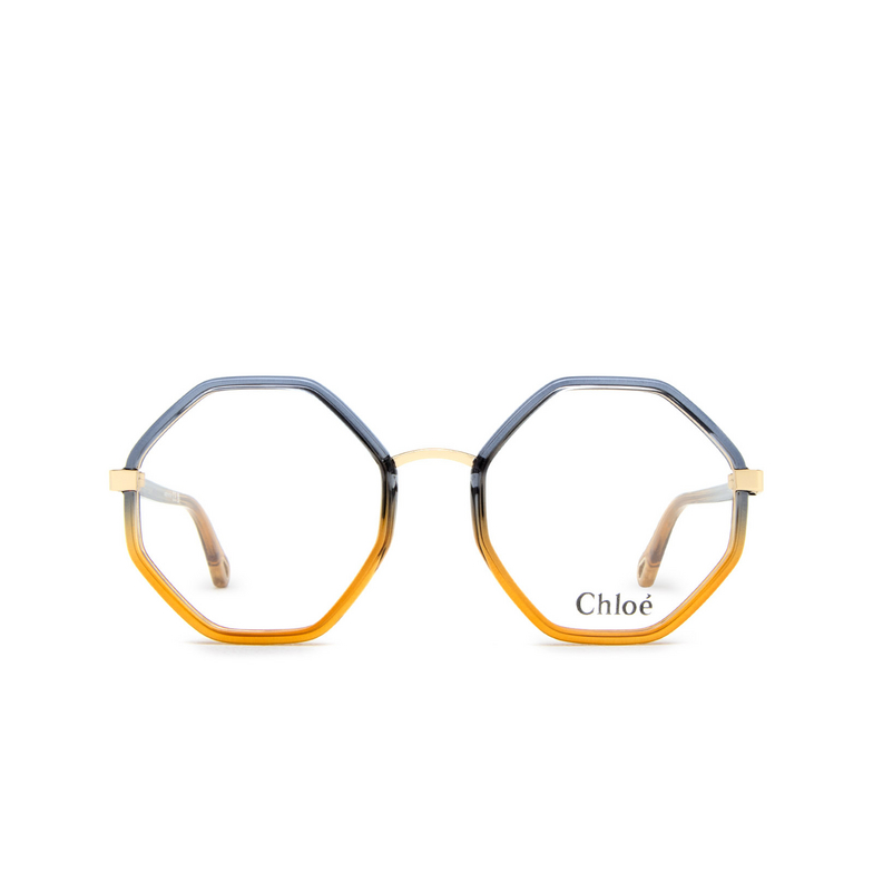 Chloé CH0132O irregular Eyeglasses 007 blue - 1/5
