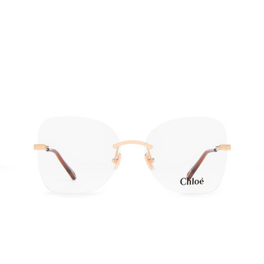 Chloé CH0136O square Eyeglasses 002 gold - front view