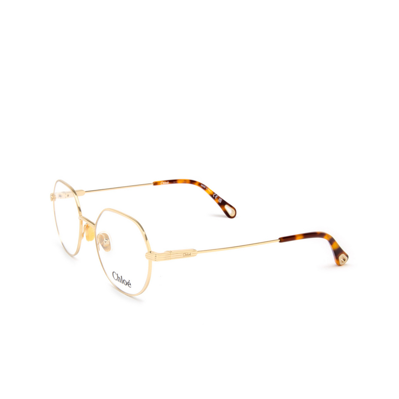 Chloé CH0137O round Eyeglasses 001 gold - 4/5