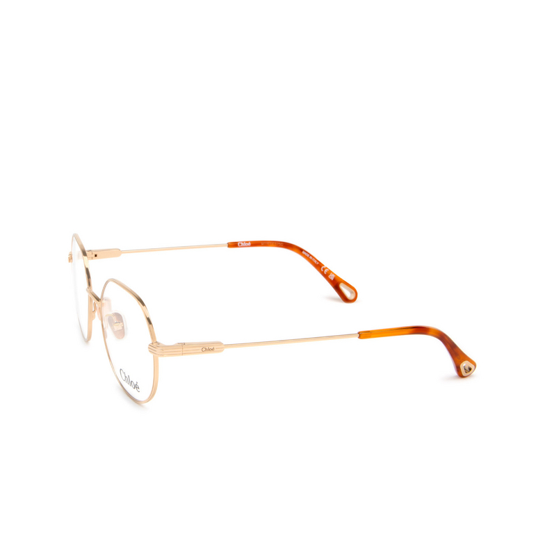 Chloé CH0137O round Eyeglasses 002 gold - 4/5
