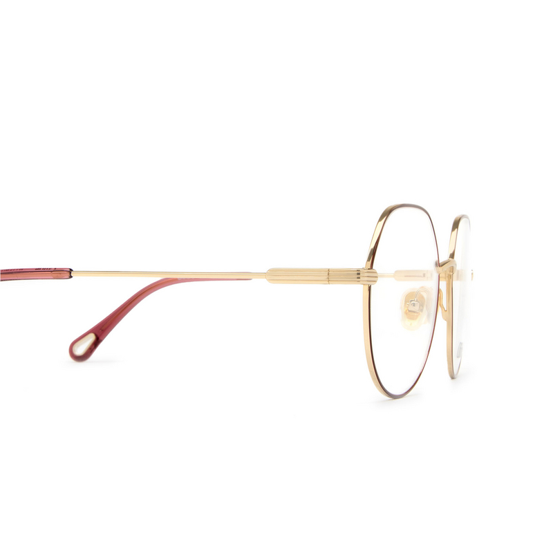 Chloé CH0137O round Eyeglasses 007 gold - 3/5