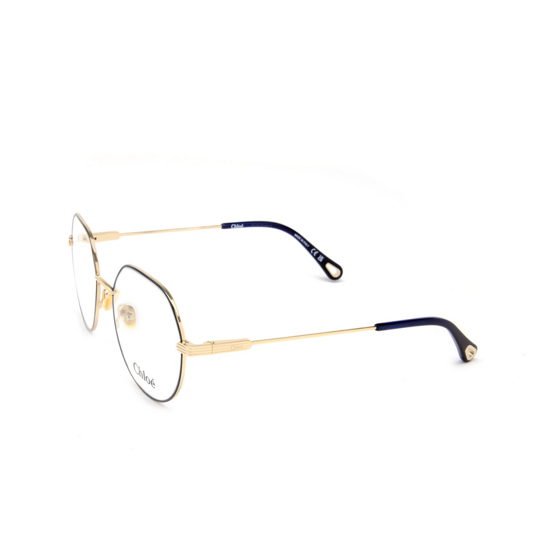 Chloé CH0137O round Eyeglasses 008 gold - 4/5