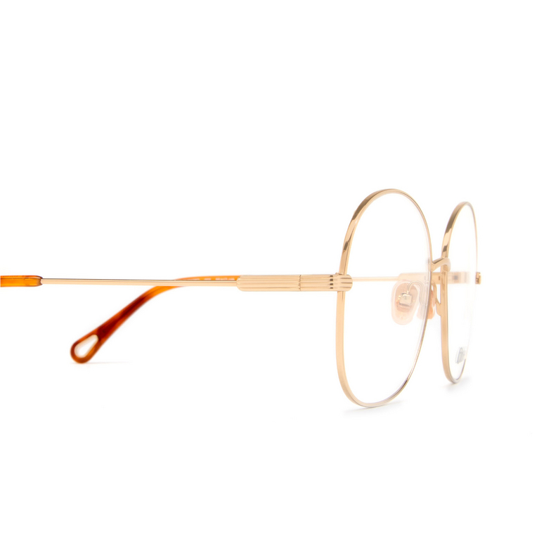 Chloé CH0138O round Eyeglasses 002 gold - 3/5