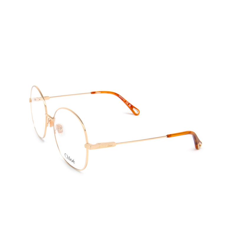 Chloé CH0138O round Eyeglasses 002 gold - 4/5
